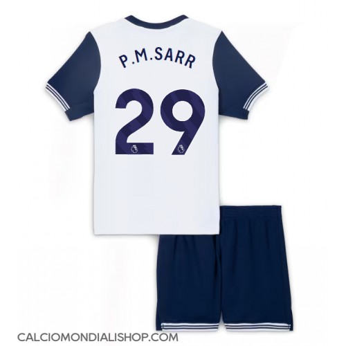 Maglie da calcio Tottenham Hotspur Pape Matar Sarr #29 Prima Maglia Bambino 2024-25 Manica Corta (+ Pantaloni corti)